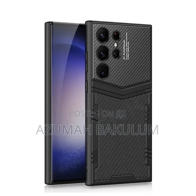 Galaxy S24 Ultra Carbon Fibre Pattern TPU Cover