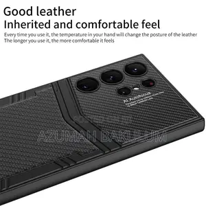 Galaxy S24 Ultra Carbon Fibre Pattern TPU Cover