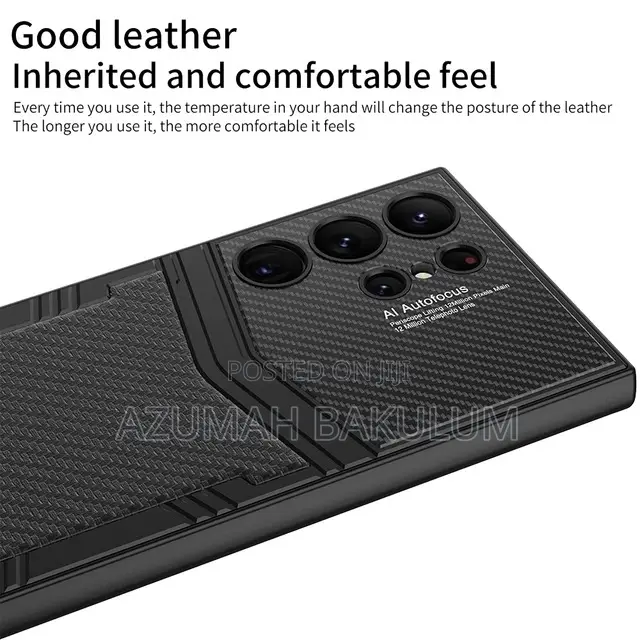 Galaxy S24 Ultra Carbon Fibre Pattern TPU Cover