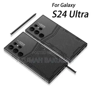 Galaxy S24 Ultra Carbon Fibre Pattern TPU Cover