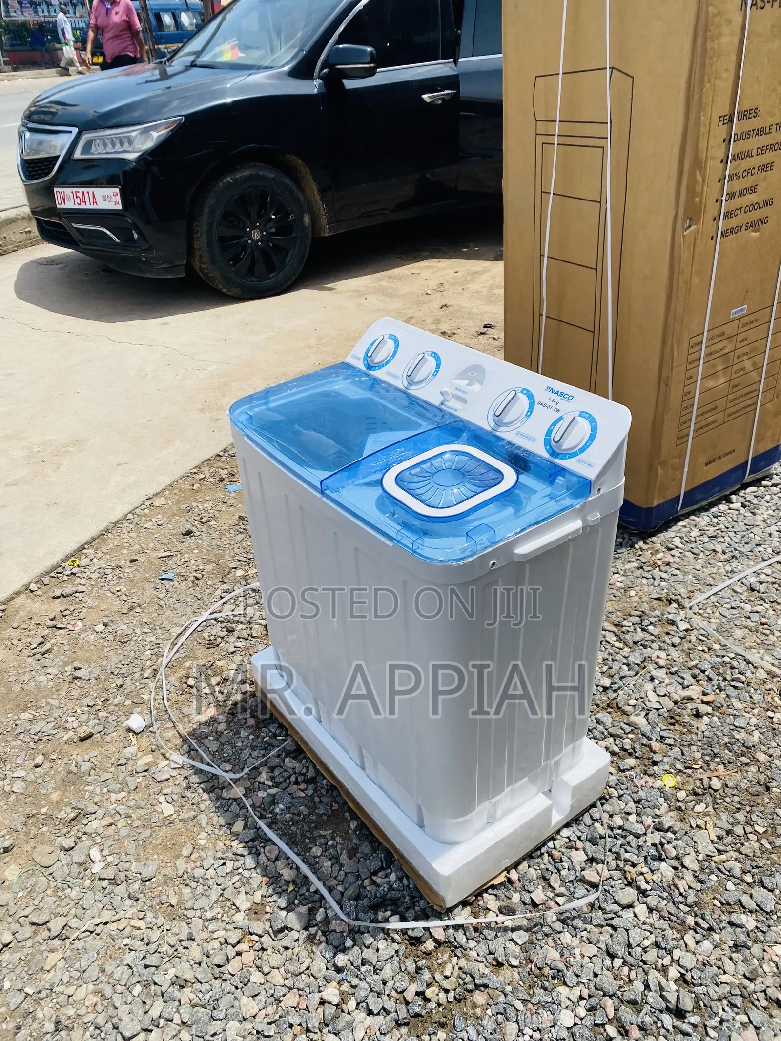 Semi-Automatic 7kg Nascotop Load Washing Machine + Spin/Dry