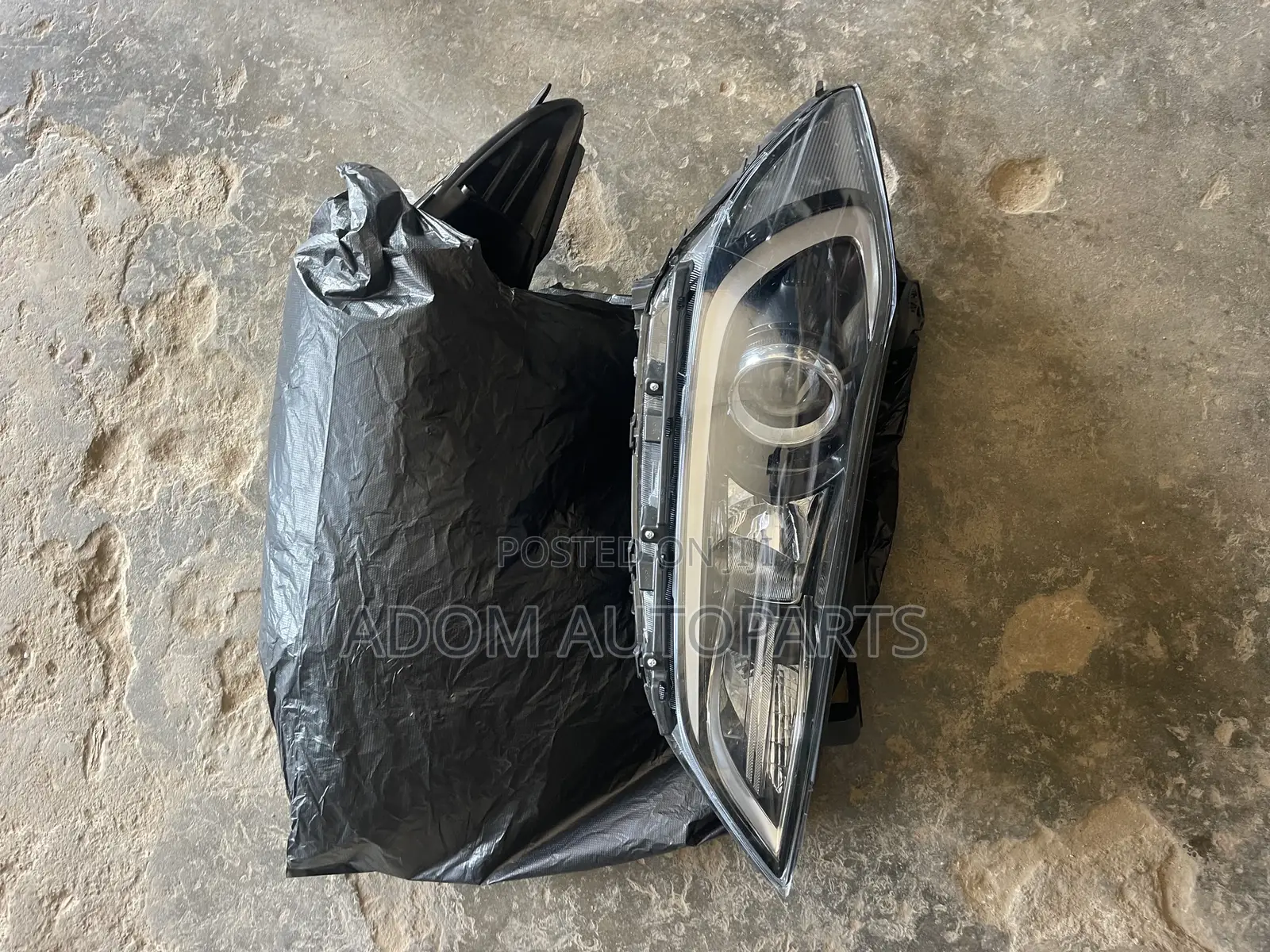 Hyundai Elantra Headlight 2017 2018 All White