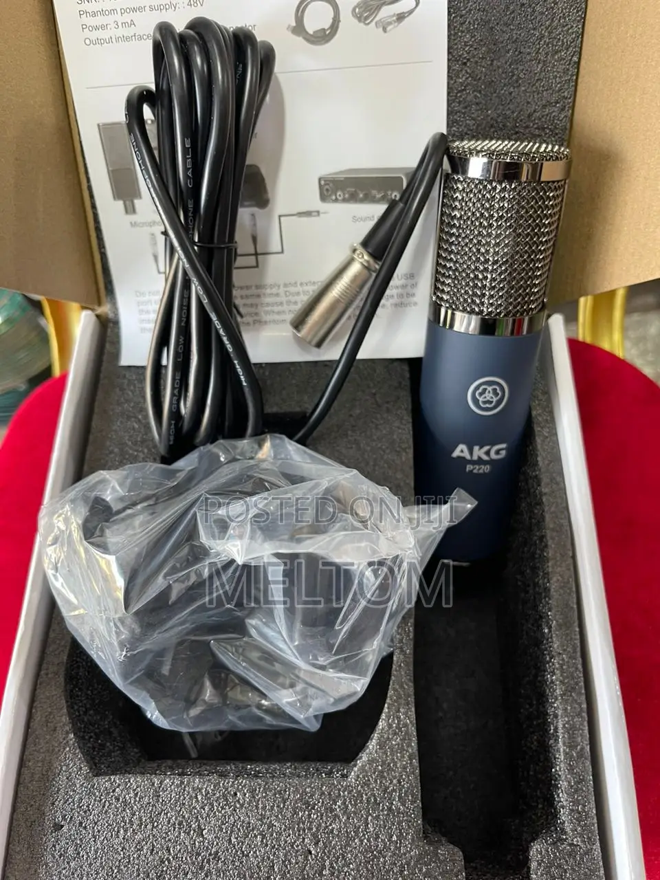 Akg P220 Unidirectional Studio Condenser Microphone