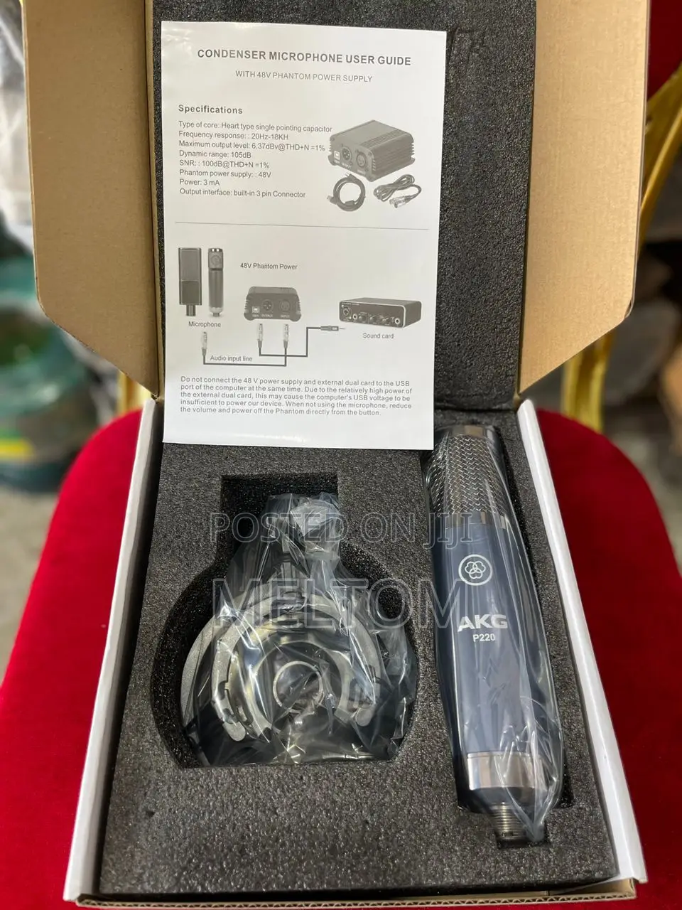 Akg P220 Unidirectional Studio Condenser Microphone