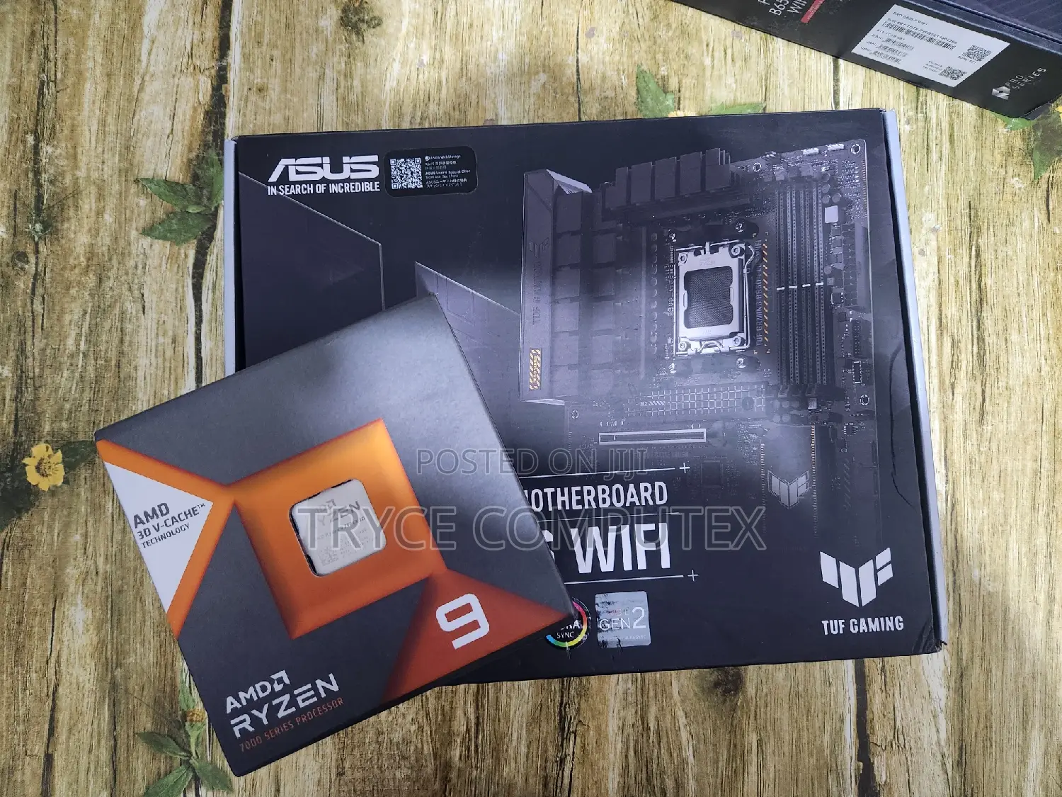 Amd Ryzen 7 7800x3d Upto 5.0ghz and Asus Strix B650 Wifi