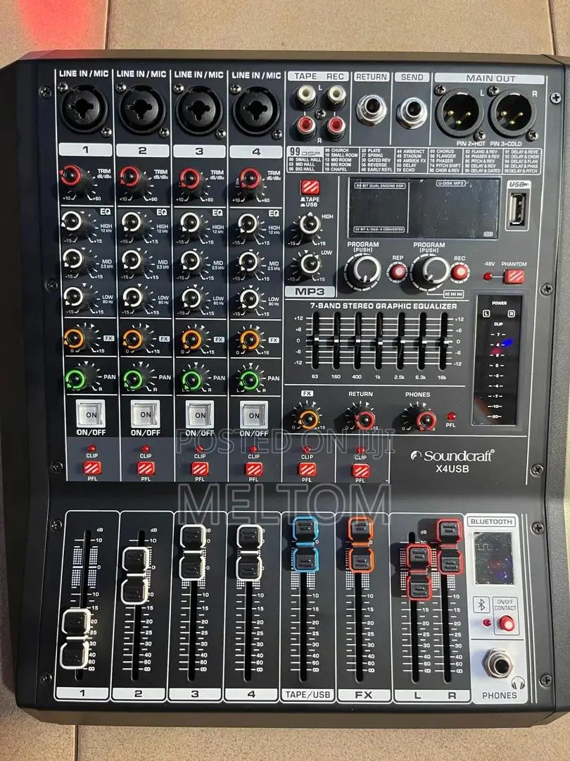 Soundcraft X4usb 4channels Professional Mixer
