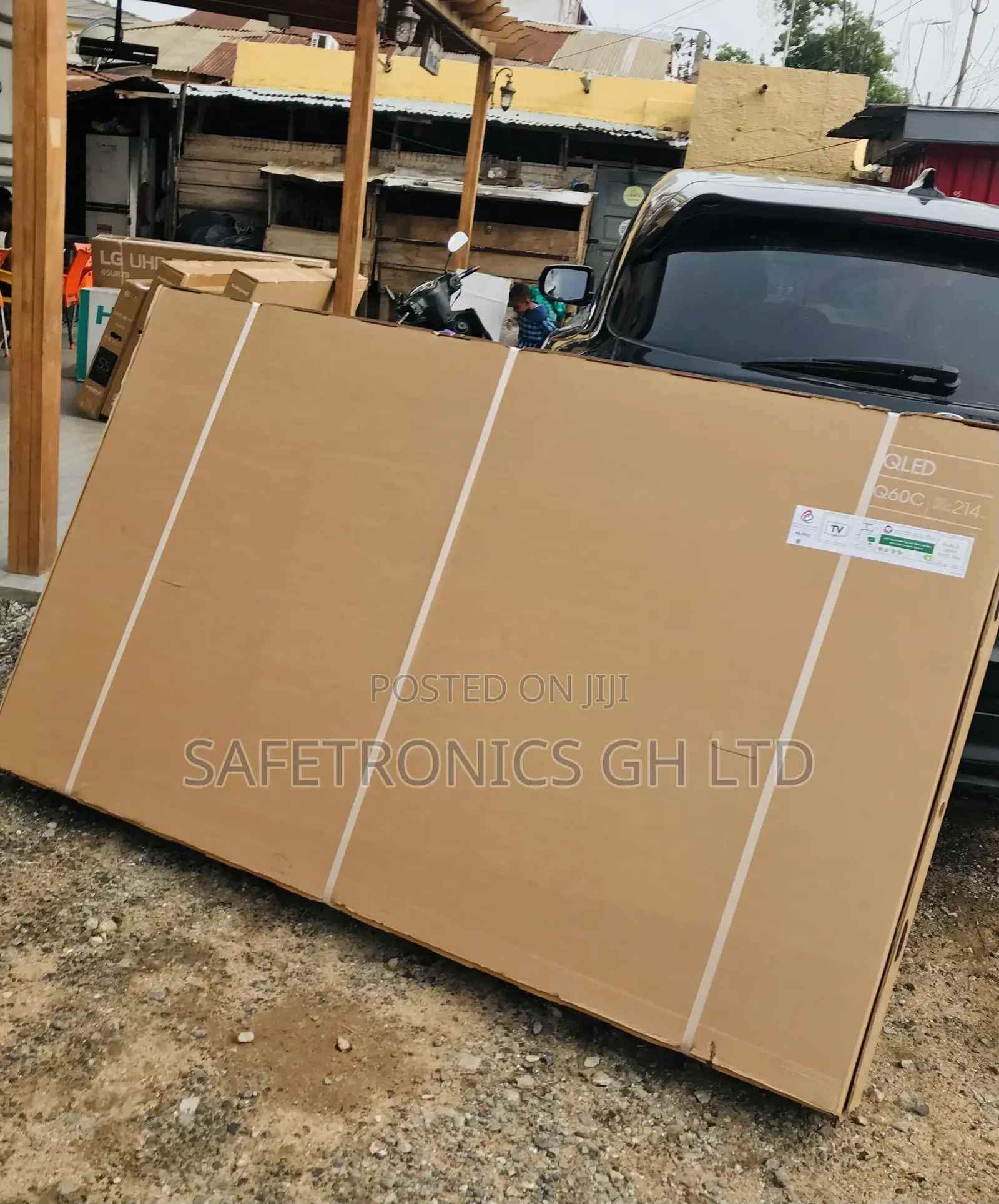 85 Inches Qled Glossy Samsung Smart Electric Black Tv