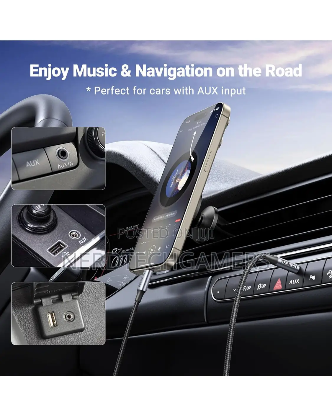 UGREEN USB C To 3.5mm Audio Adapter Hi-fi Stereo Type C