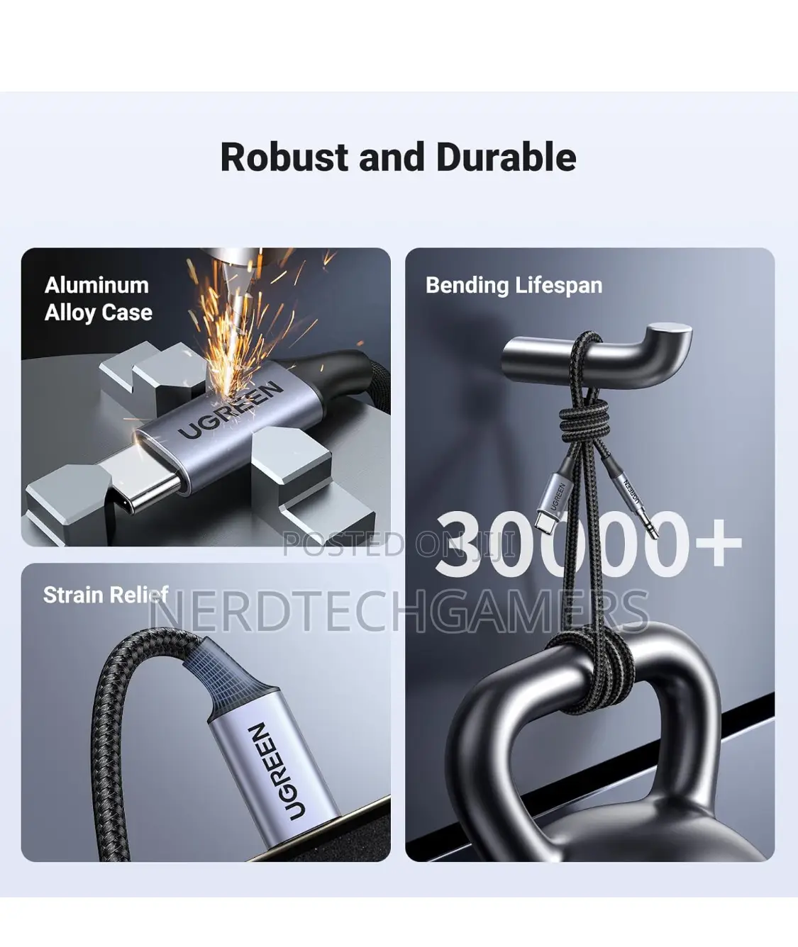 UGREEN USB C To 3.5mm Audio Adapter Hi-fi Stereo Type C