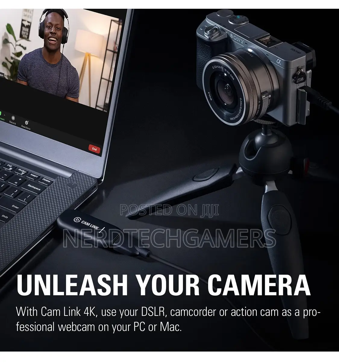 Elgato Cam Link , External Camera Capture Card, Stream