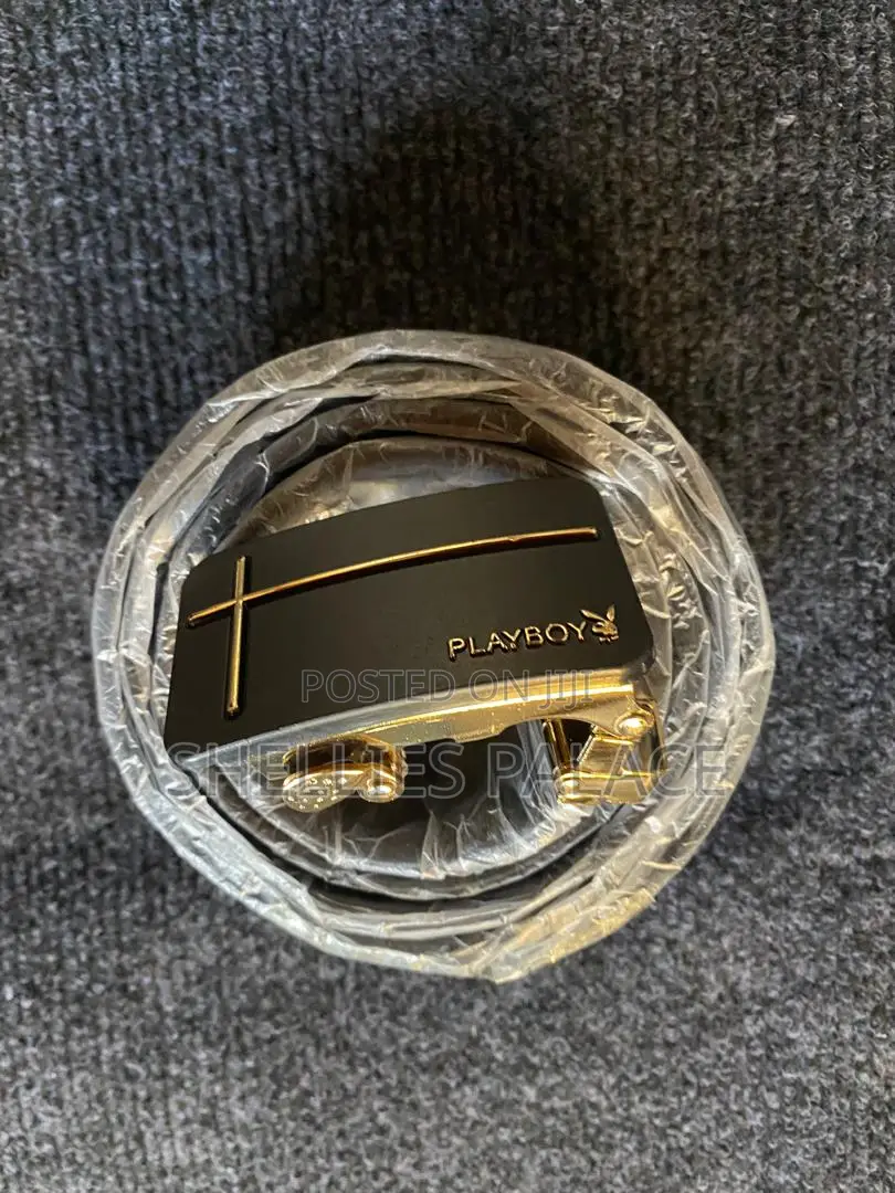 Men Belts Automatic Buckle Belt Genune Leather Good Quality