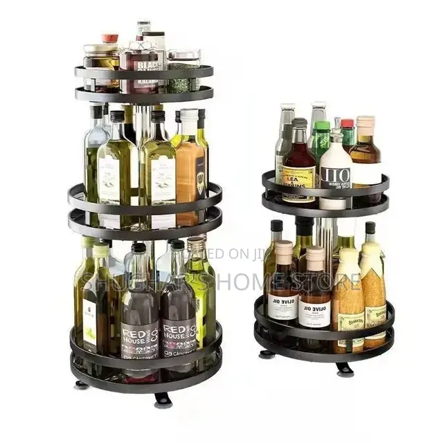 3tier Rotating Seasoning Rack