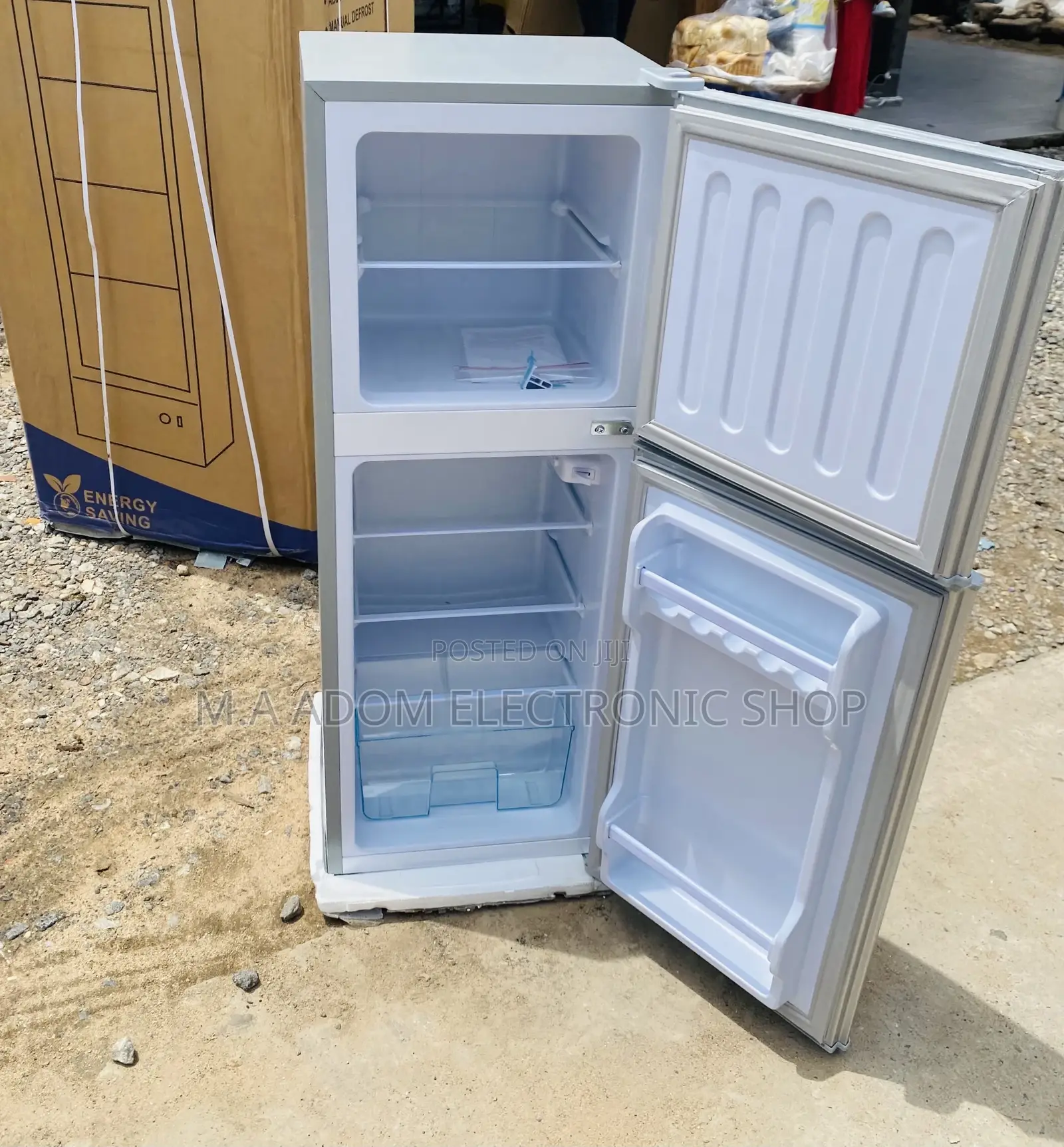 Fast Cooling Nasco Double Door Refrigerator(Nasf2-13fl)112l.
