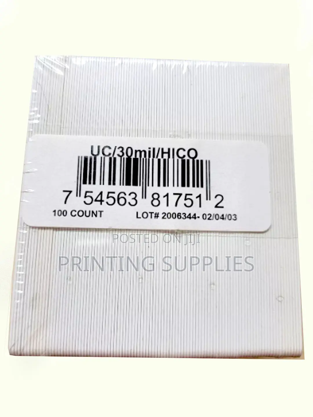 PVC Cards Magnetic Stripe 100pcs