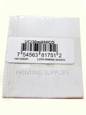 PVC Cards Magnetic Stripe 100pcs
