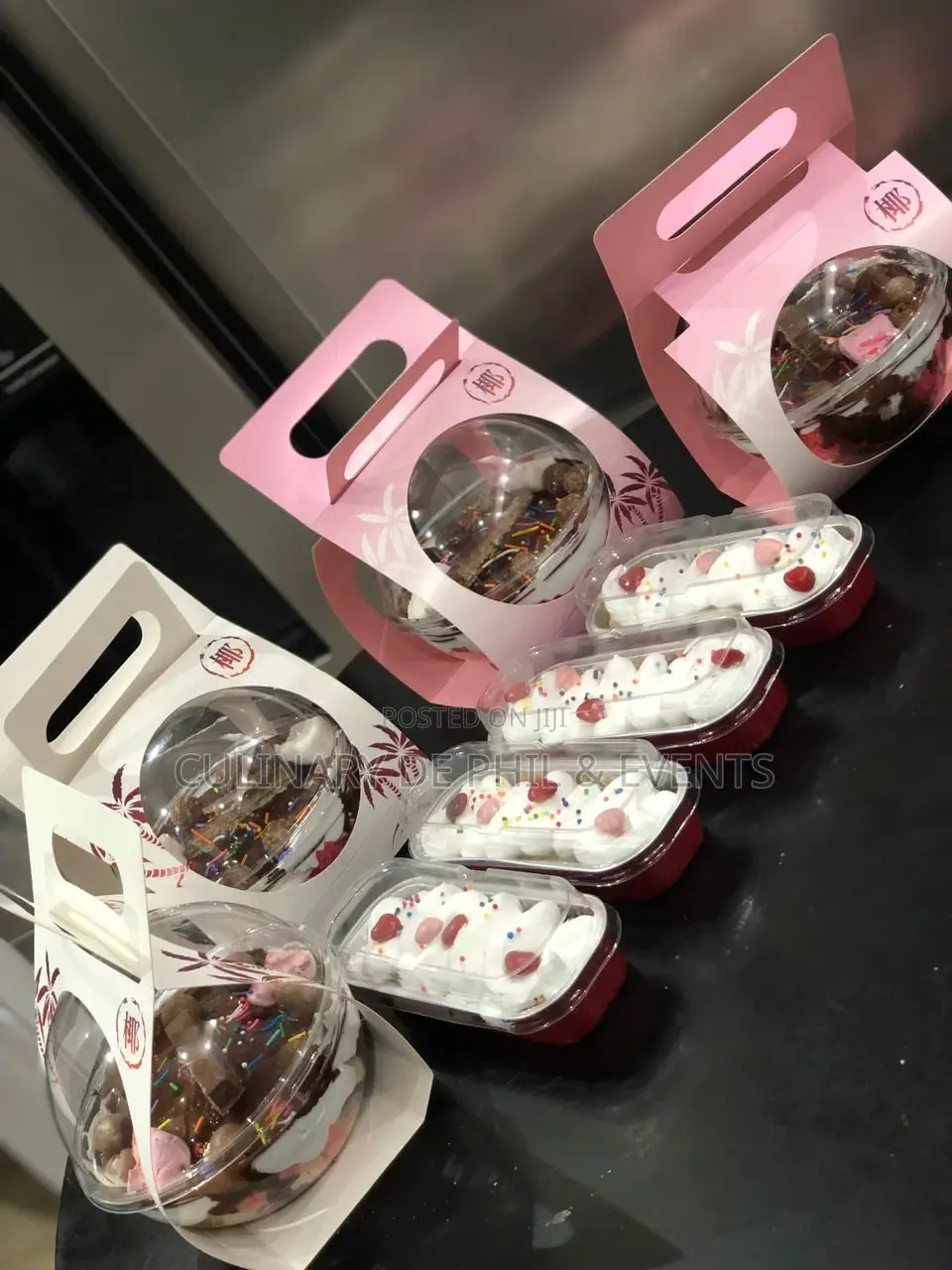 Cake in Bowls