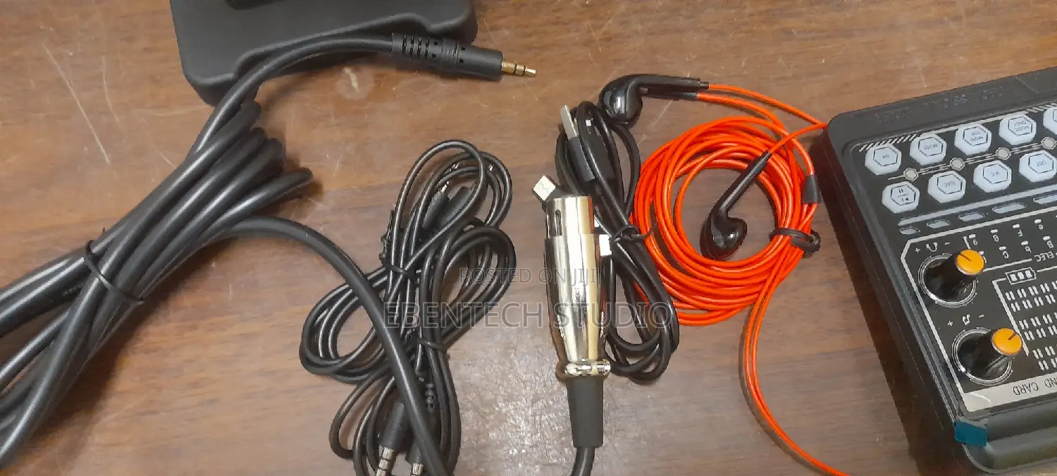 Zealsound Podcast Microphone and Sound Kit With Sound Card