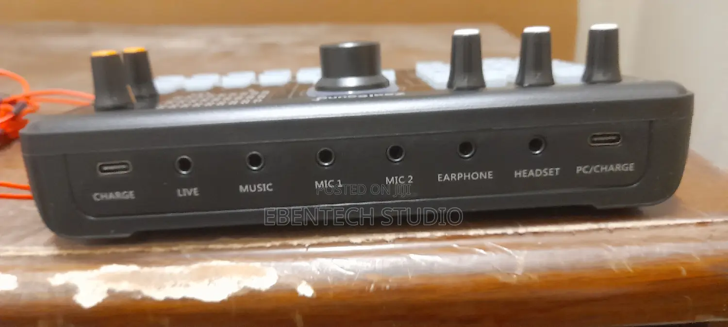 Zealsound Podcast Microphone and Sound Kit With Sound Card