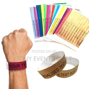 Waterproof Tyvek Wriskband for Any Event