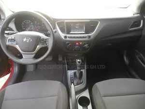 Red Hyundai Accent