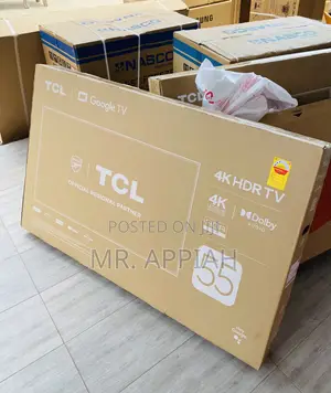 Shop TCL 55p635 55 Inch Uhd Smart Android Tv(Black)