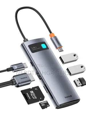 Baseus USB C Hub, at 60hz HDMI USB C Docking Station,