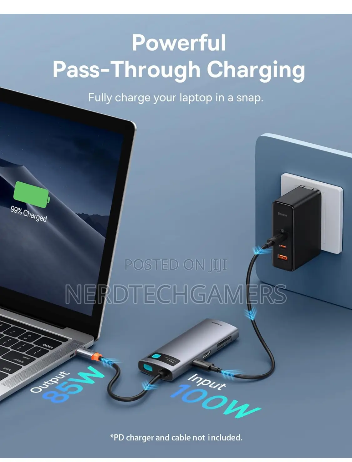 Baseus USB C Hub, at 60hz HDMI USB C Docking Station,