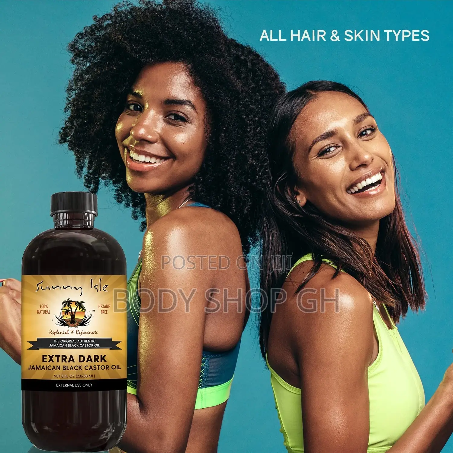 Extra Dark Sunny Isle Jamaican Black Castor Oil for Hair 8oz