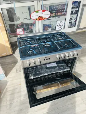 Extra Cooking With 60/90 Gas Cooker Oven 5burner Sliver