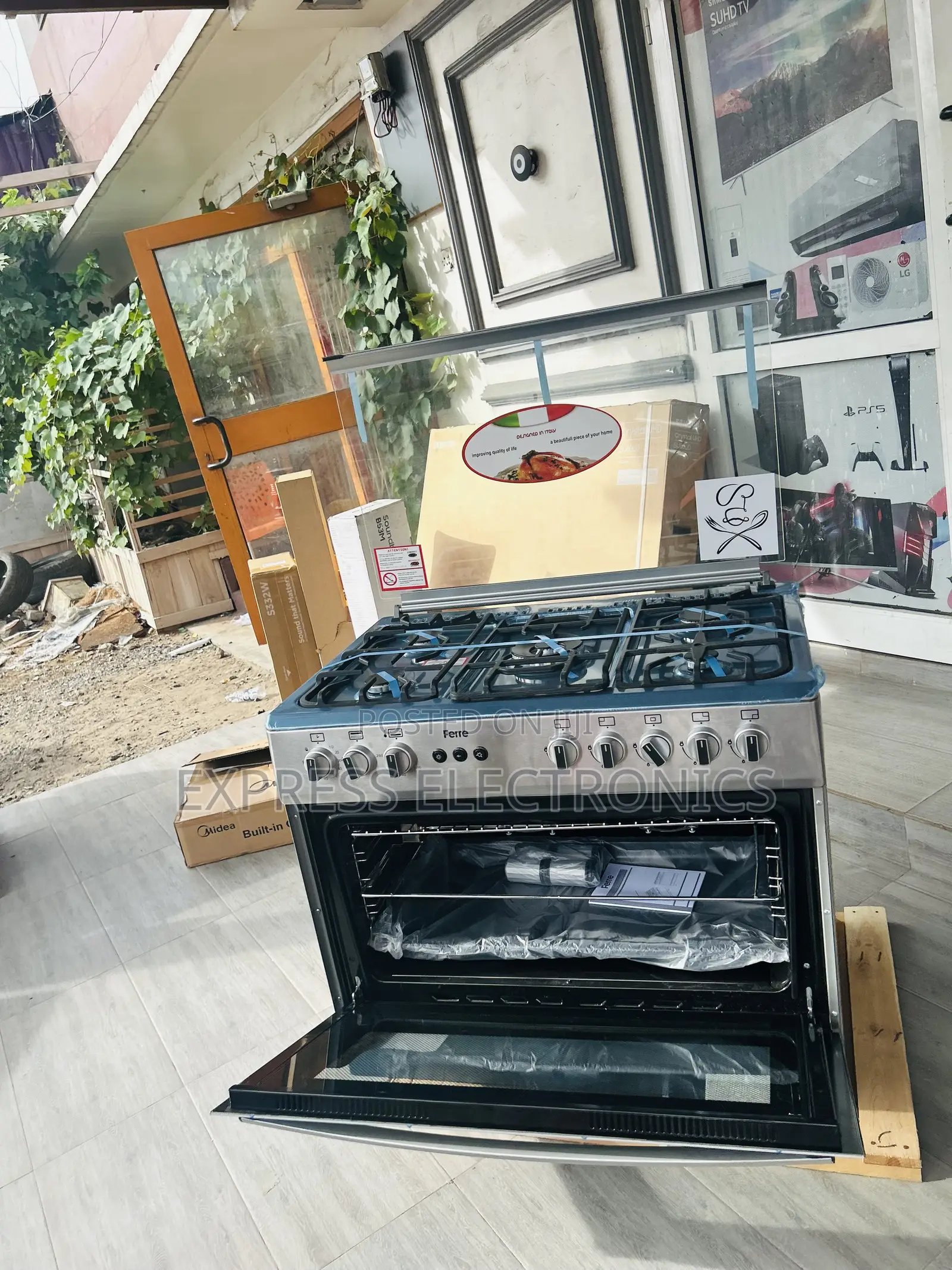 Dynamic Sliver 4-1 Stove Oven Ignition