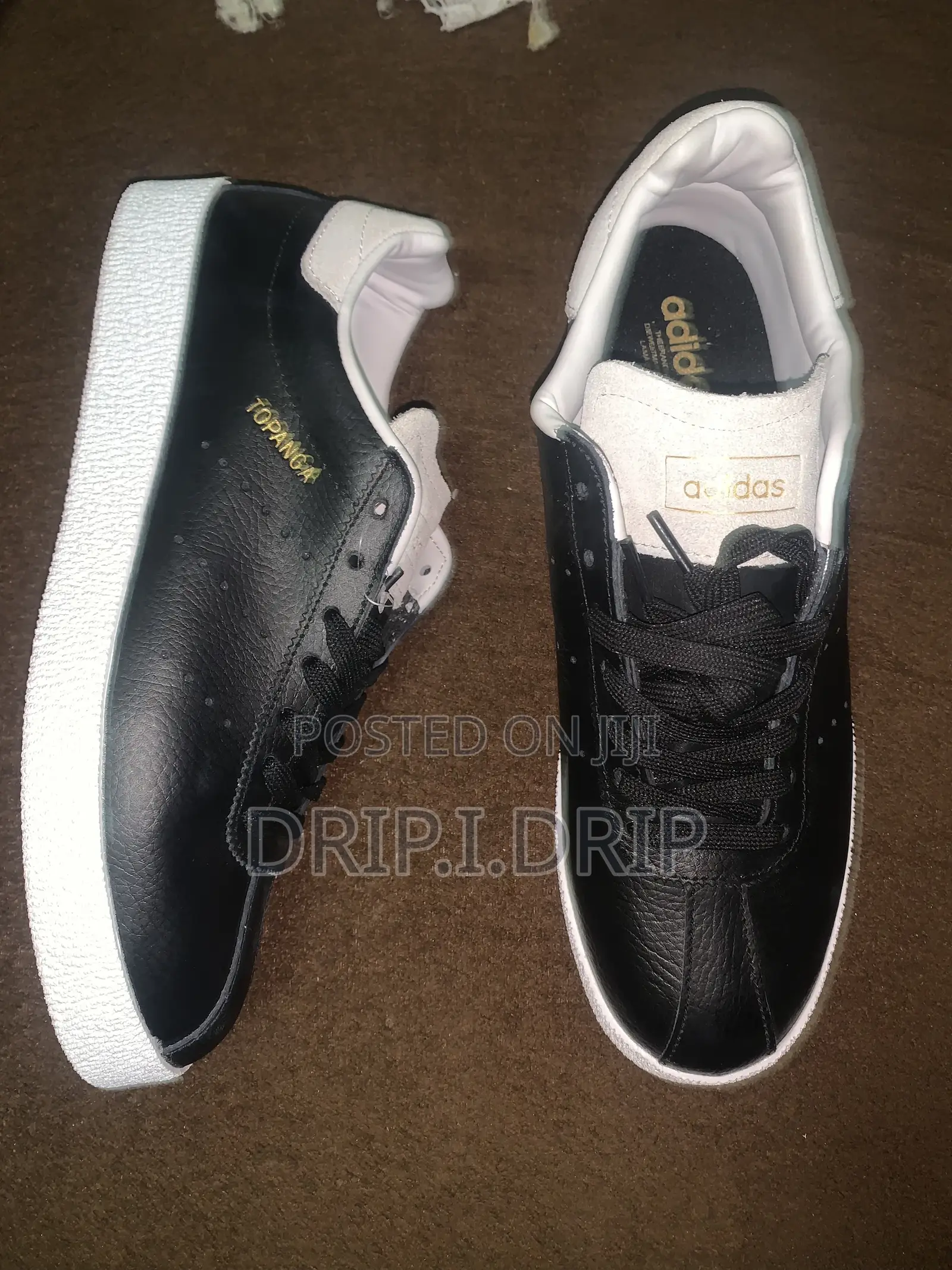 Adidas Topanga Black. 100% Authentic .All Sizes Available