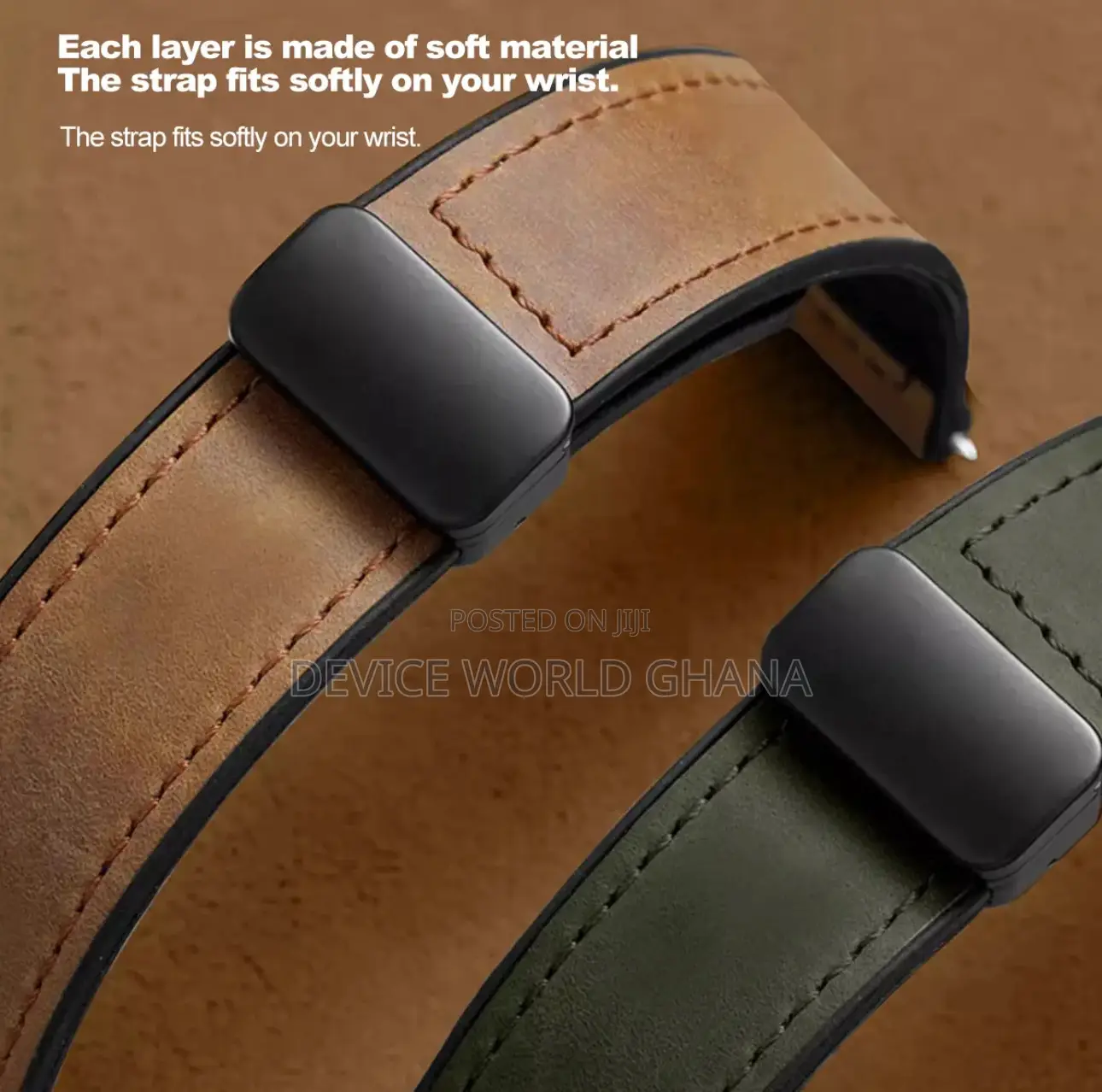 S1 Leather Magnetic Buckle For Samsung Watches Oriamo Hwawei