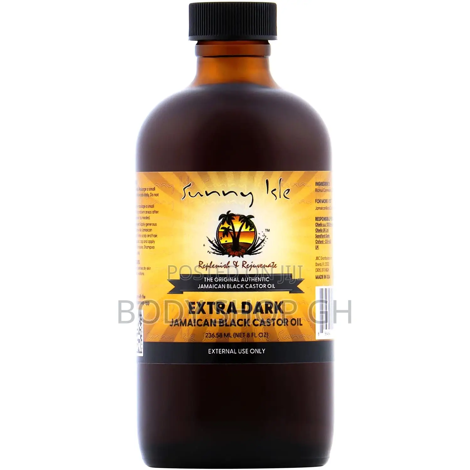 Sunny Isle Jamaican Black Castor Oil - 120ml for Hair Growth