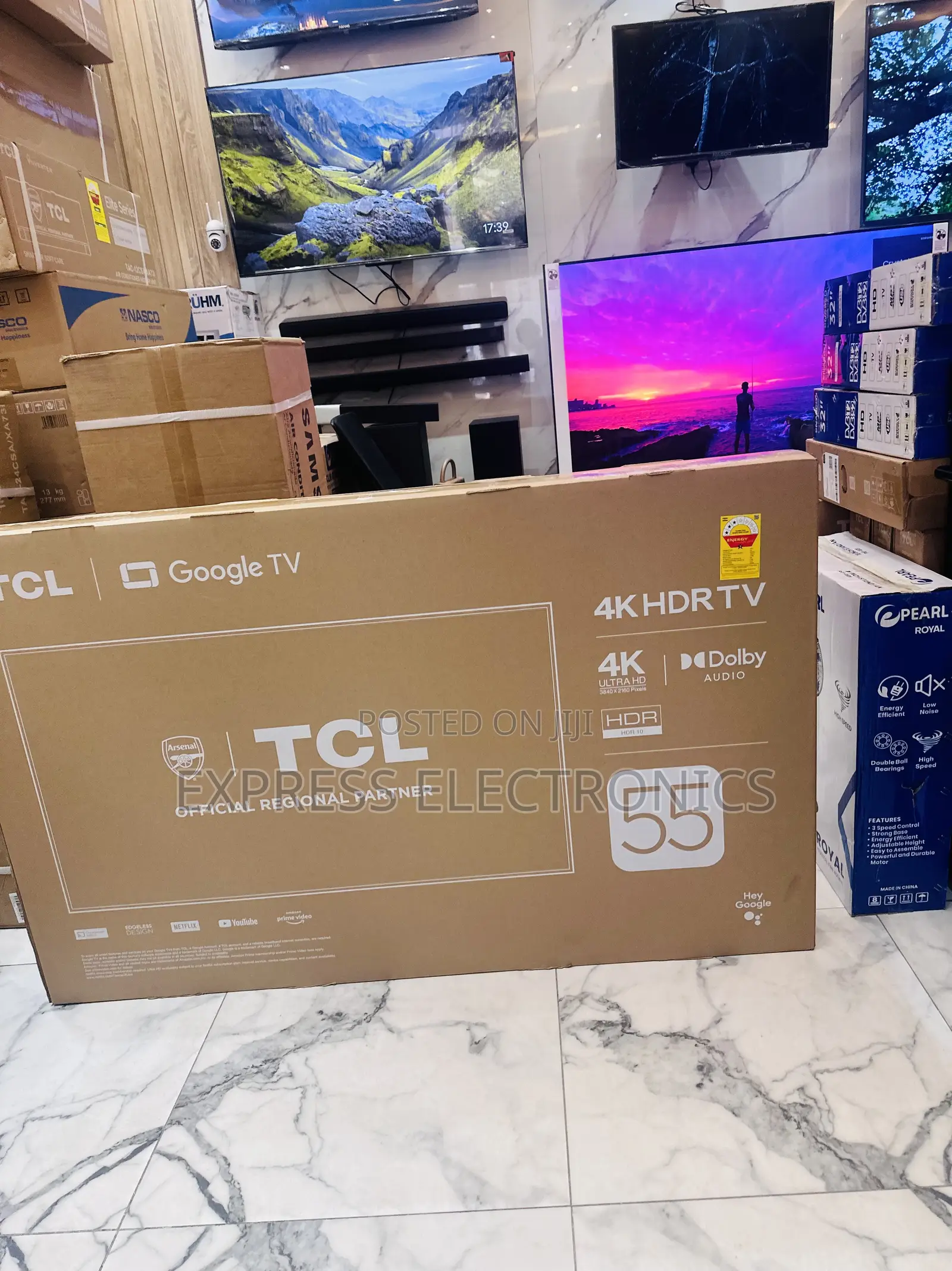 High Quality Sleek UHD Smart TCL 55”P645 Tv.