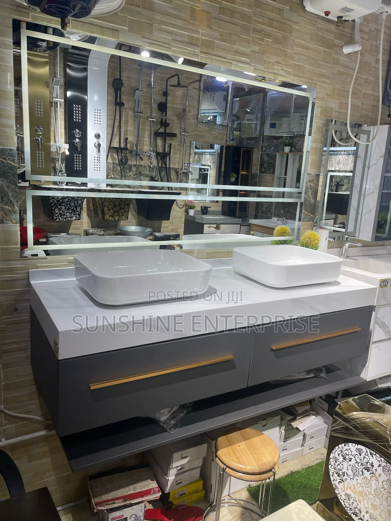 Complete Vanity Cabinet Wash Hand Basin