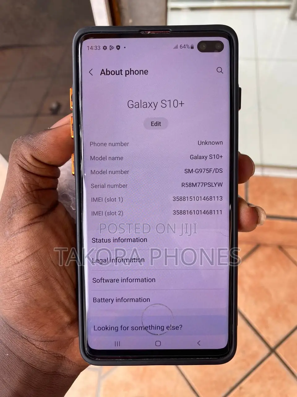 Samsung Galaxy S10 Plus 128 GB Red