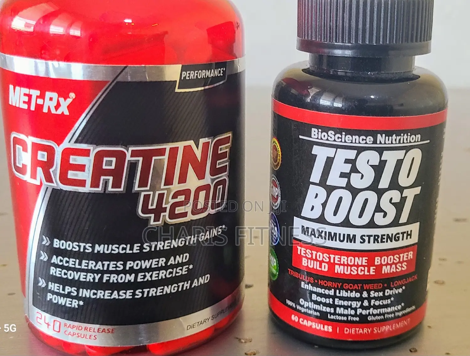 Creatine 4200 + Testo Boost (Perfect Combination for Muscle)