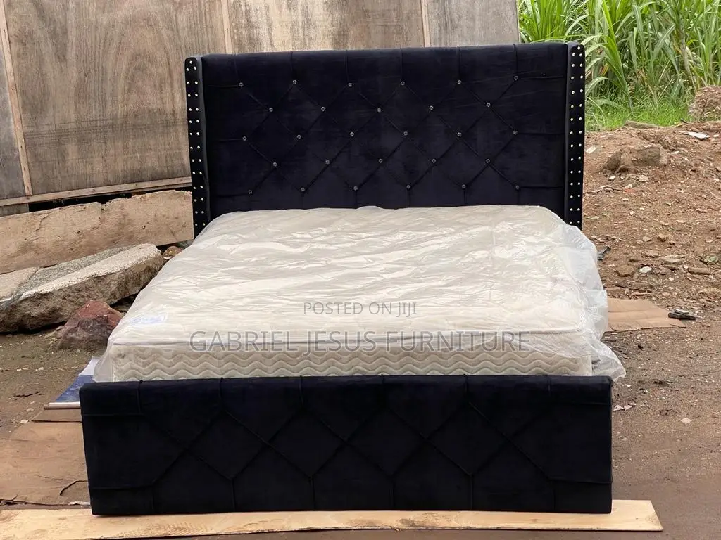 Available Double Bed Frame With Mattress