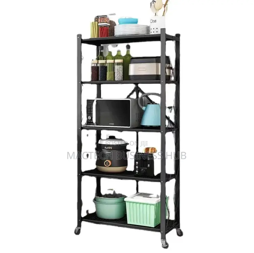 Metal Foldable Rotatable Storage Racks