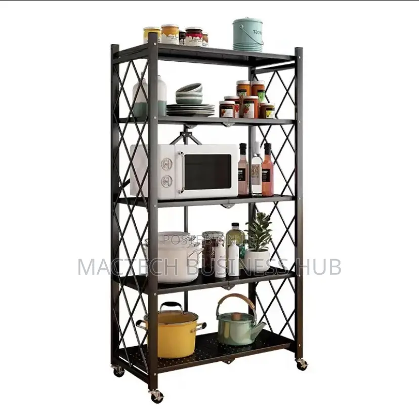 Metal Foldable Rotatable Storage Racks