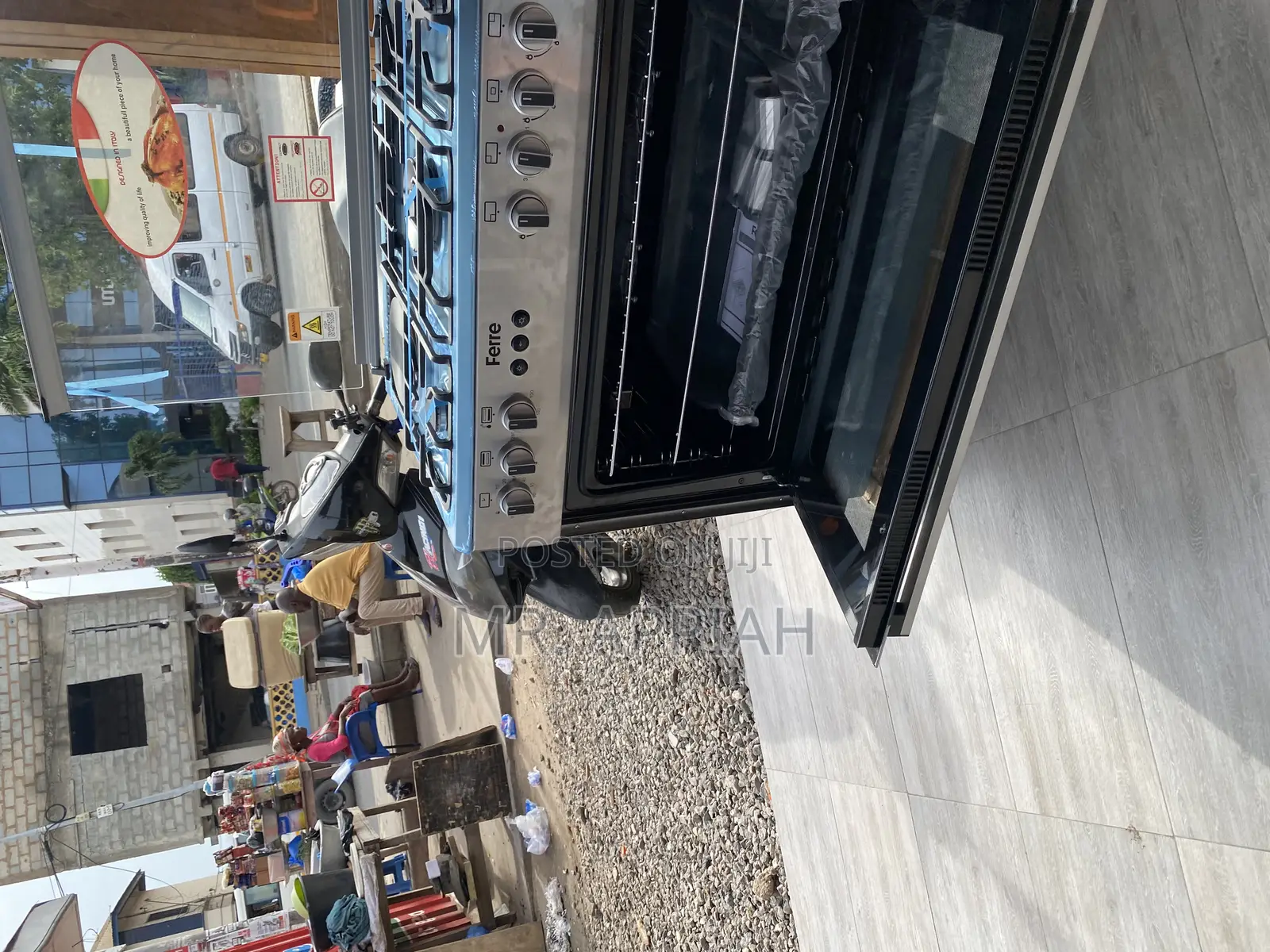 Purchase Ferre 90x60 5 Gas Burner With Oven and Grill,Gray
