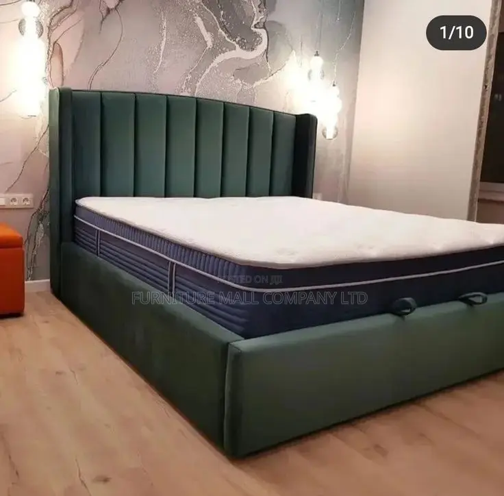 Quality Queensize Bed Wit Mattres FRM FURNITURE MALL COMPANY