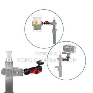 Multifunctional Double Ball Head Mini Magic Arm