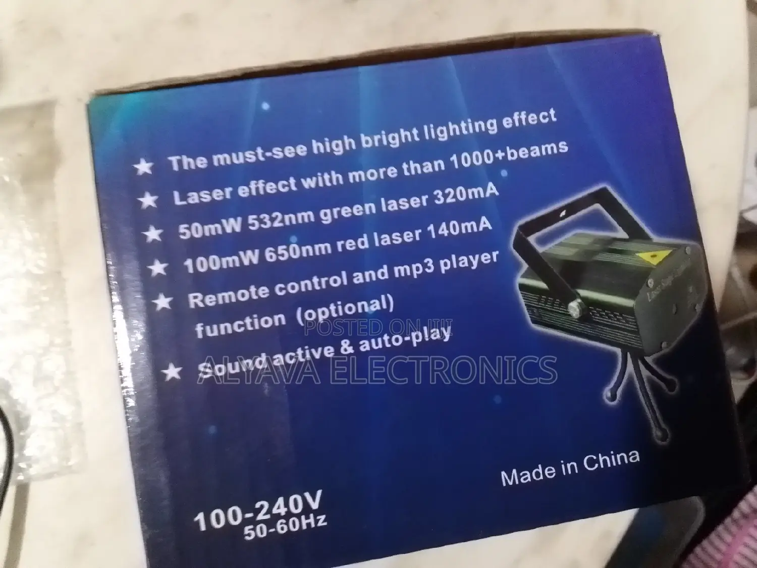 Mini Laser Stage Light ( Sound Motion)