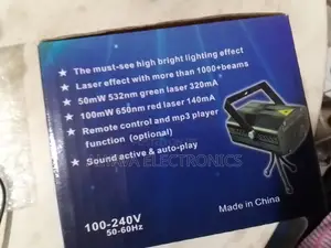 Mini Laser Stage Light ( Sound Motion)