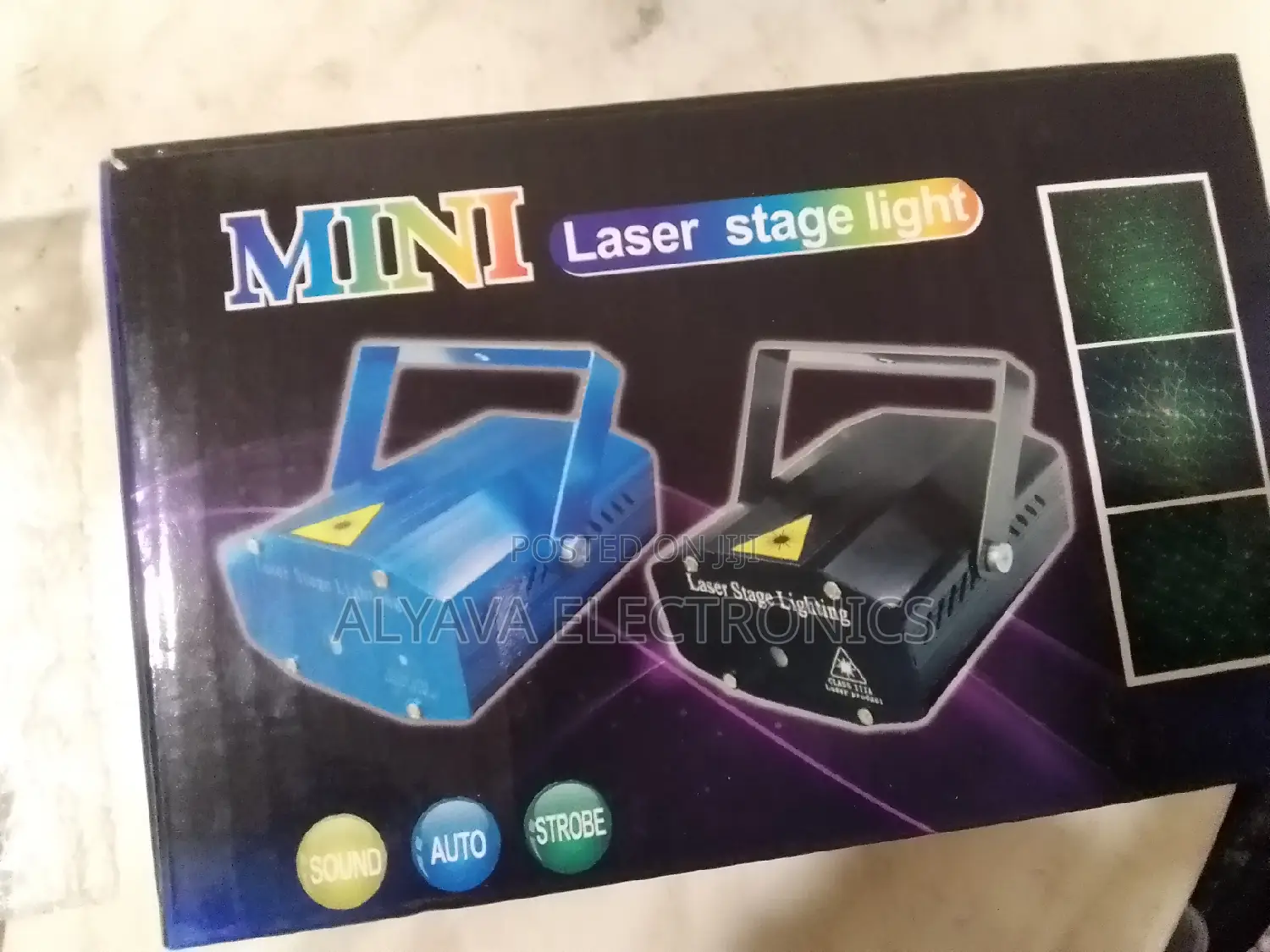 Mini Laser Stage Light ( Sound Motion)