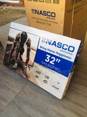 Available Now Nasco 32(Sat Dvbt2 Digital)Led Black Tv+Mount