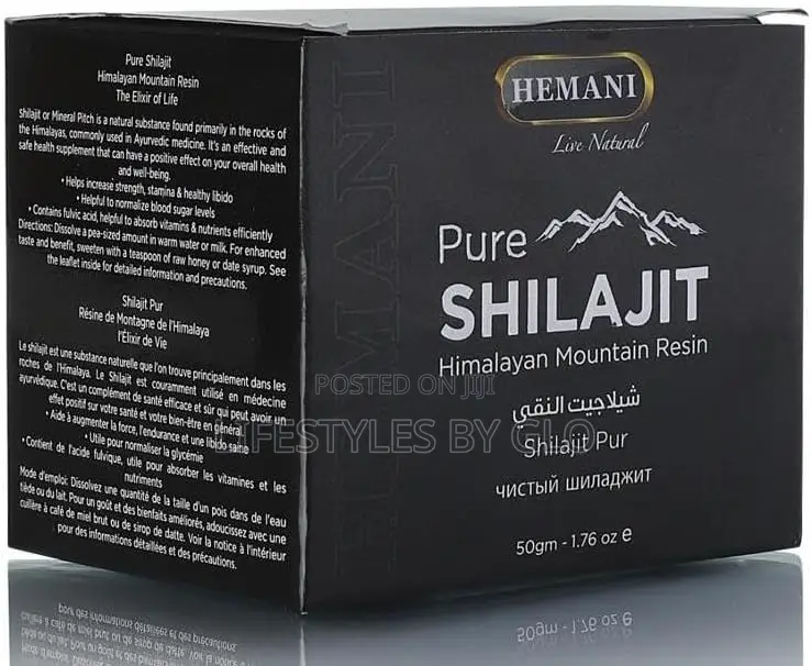 Pure Shilajit Himalayan Mountain Resin