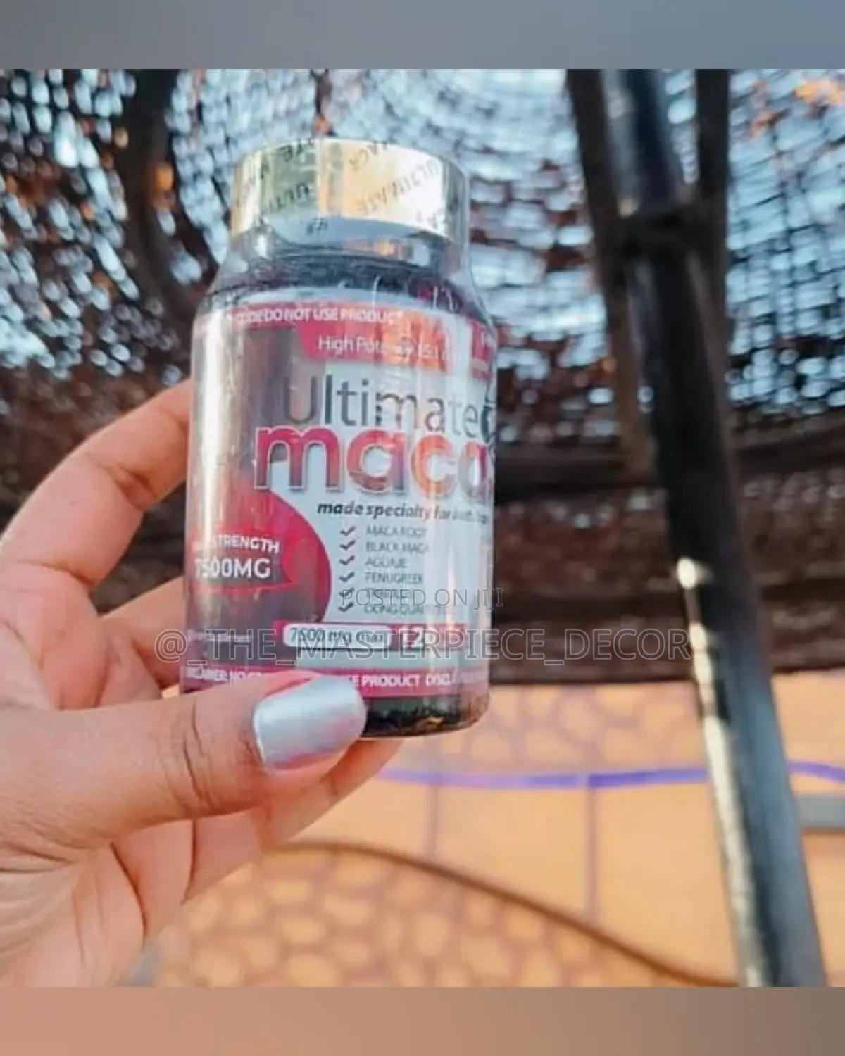 Ultimate Maca HIP UP – Complément Alimentaire Prise De Poids, Galbes Fessiers, 200 Gélules
