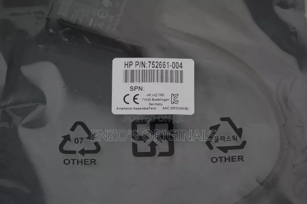 Display Port To Hdmi Dp To Hdmi Oem Hp Original Sealed